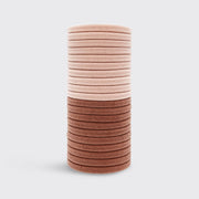 KITSCH - Eco-Friendly Nylon Elastics 20pc set - Blush
