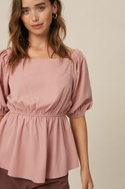 Sybil Square Neck Top