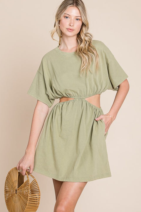 Asher Washed T-Shirt Dress