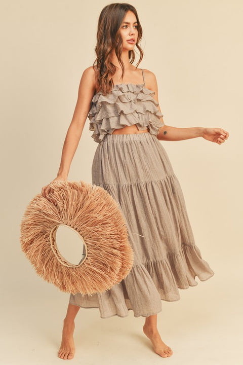 Cameron Ruffled Top