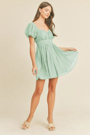 Walt Puff Sleeve Dress