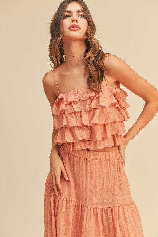 Cameron Ruffled Top