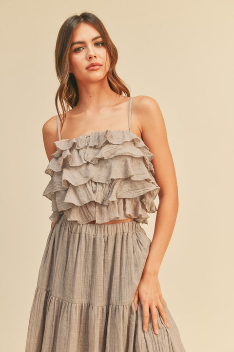 Cameron Ruffled Top