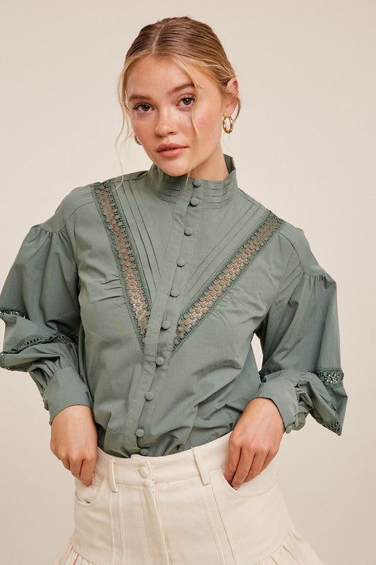 Junie Eyelet Blouse