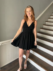 Leo Crinkled Halter Dress
