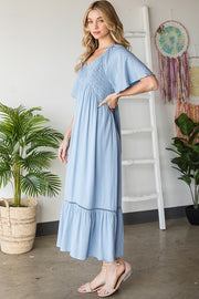 Gabi Smocked Midi Dress