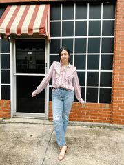 Perla Ruffle Collared Shirt