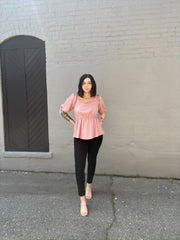 Sybil Square Neck Top