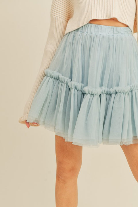 Jaylani Tulle Mini Skirt