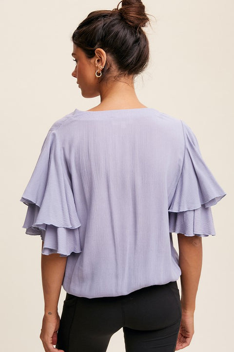 Adley Ruffled Top