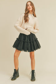 Jaylani Tulle Mini Skirt