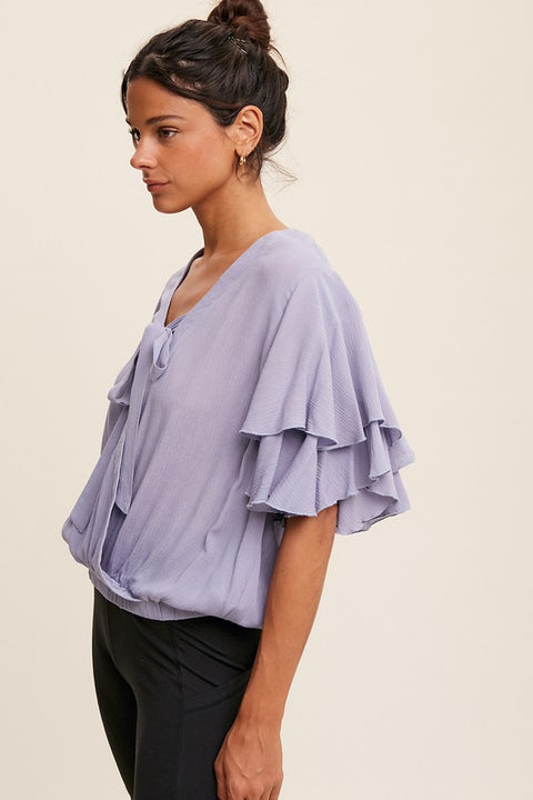Adley Ruffled Top