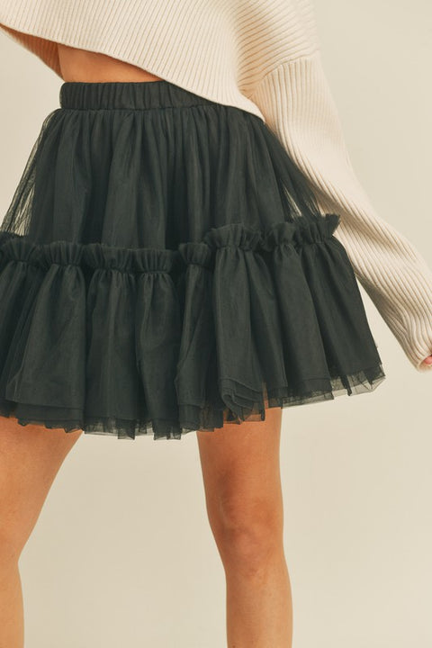 Jaylani Tulle Mini Skirt