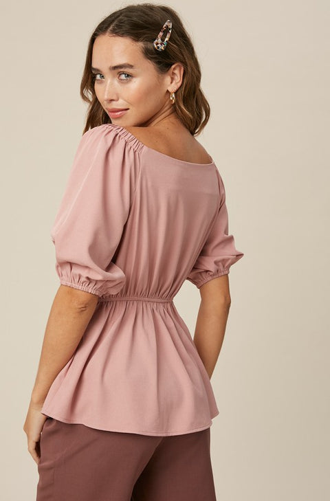Sybil Square Neck Top